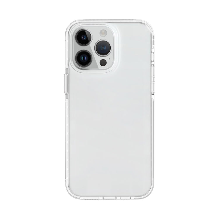 For iPhone 15 Pro Max Two-color Shockproof High Transparency TPU Phone Case(White) - HoMEdemic™ 