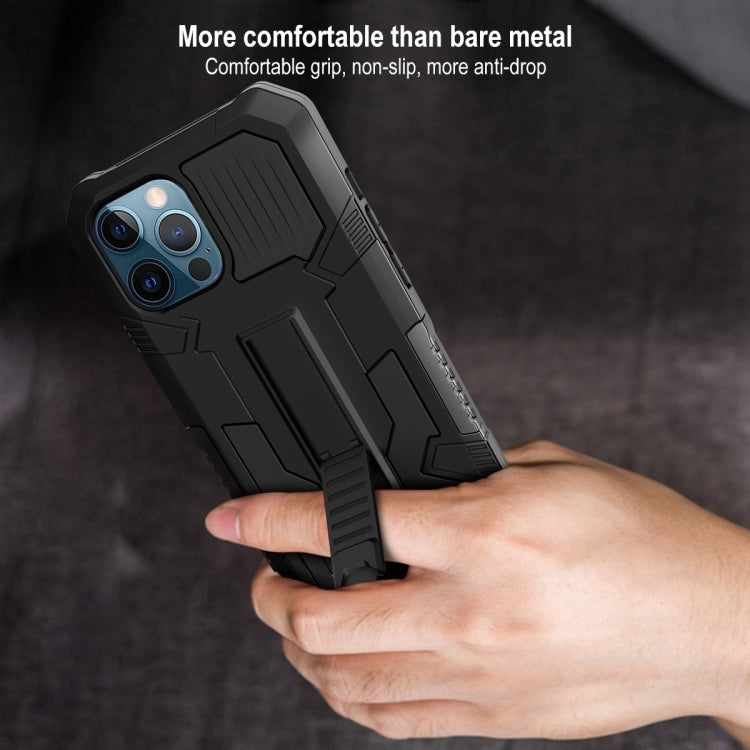 For iPhone 15 Pro Max Vanguard Warrior All Inclusive Double-color Phone Case(Blue) - HoMEdemic™ 