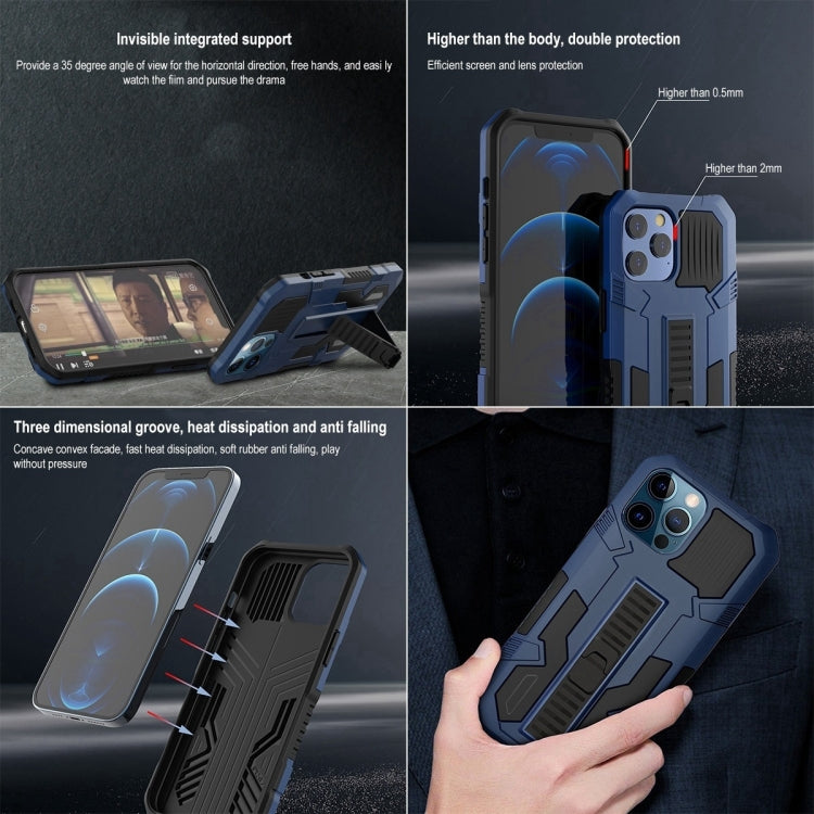 For iPhone 15 Pro Max Vanguard Warrior All Inclusive Double-color Phone Case(Silver) - HoMEdemic™ 