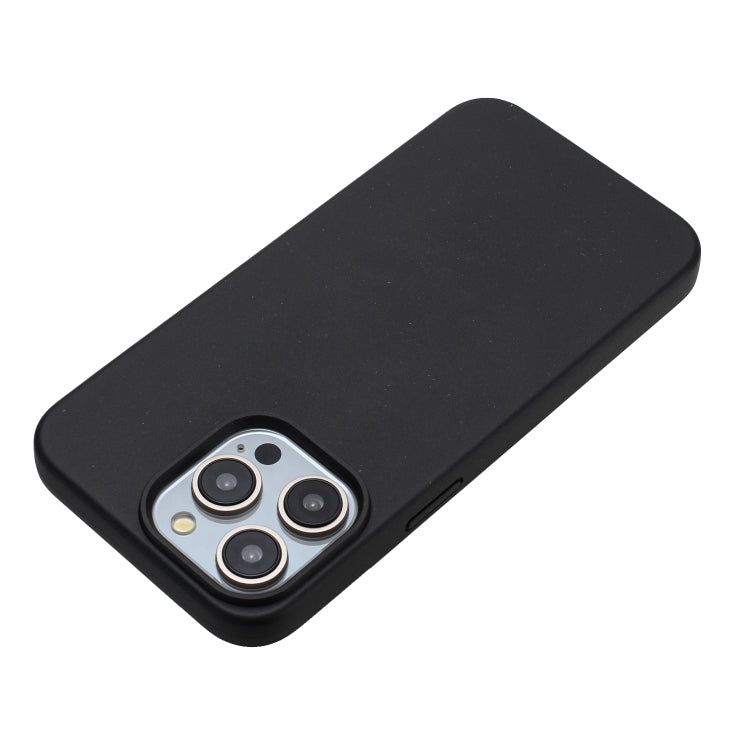 For iPhone 15 Pro Max Wheat MagSafe Magnetic Straw Material + TPU Phone Case(Black) - HoMEdemic™ 