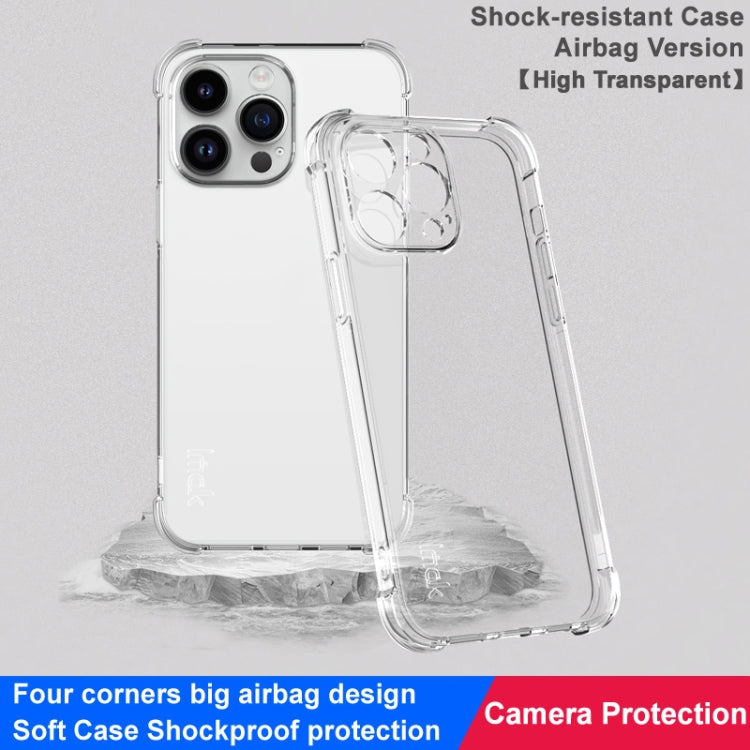 For iPhone 15 Pro Max imak Shockproof Airbag TPU Phone Case(Transparent) - HoMEdemic™ 