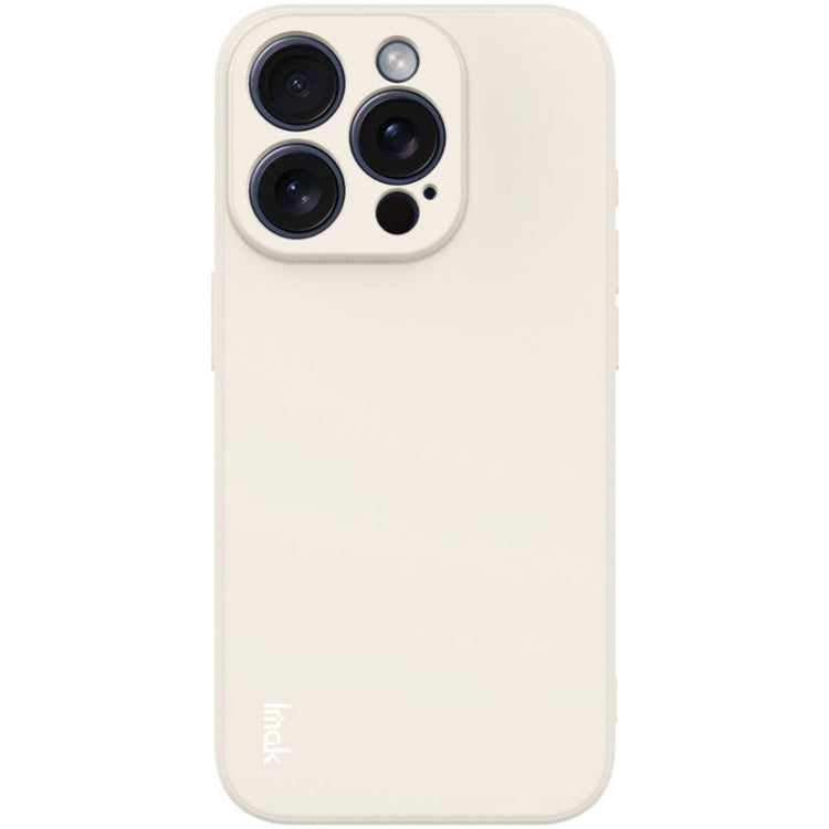 For iPhone 15 Pro Max imak UC-4 Series Straight Edge TPU Phone Case(White) - HoMEdemic™ 