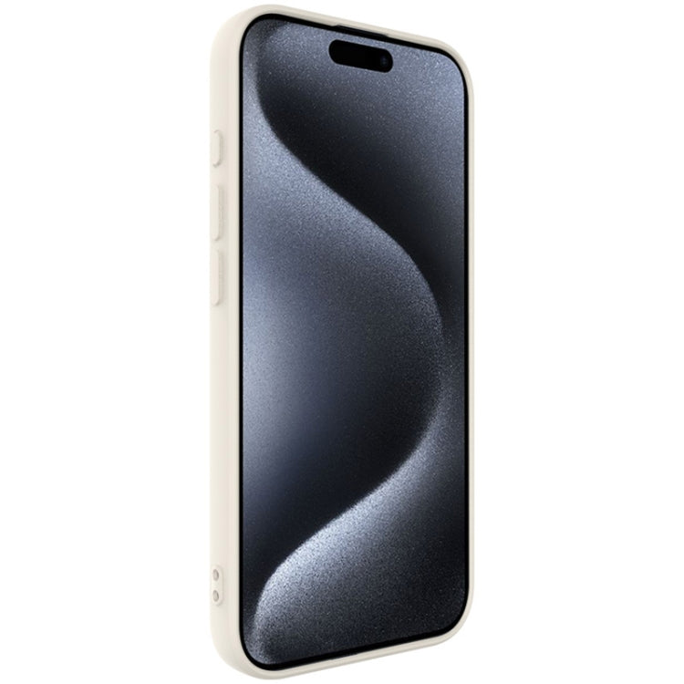 For iPhone 15 Pro Max imak UC-4 Series Straight Edge TPU Phone Case(White) - HoMEdemic™ 