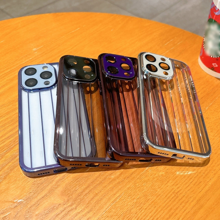 For iPhone 15 Pro Milkyway Series Electroplated TPU + PC Phone Case(Purple) - HoMEdemic™ 