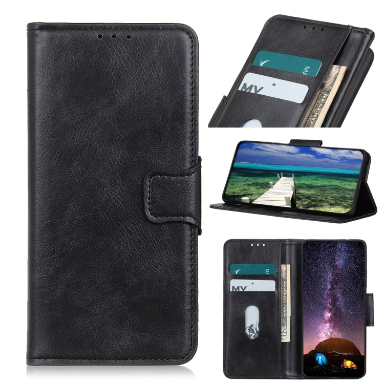 For iPhone 15 Pro Mirren Crazy Horse Texture Horizontal Flip Leather Phone Case(Black) - HoMEdemic™ 