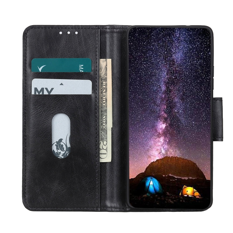 For iPhone 15 Pro Mirren Crazy Horse Texture Horizontal Flip Leather Phone Case(Black) - HoMEdemic™ 