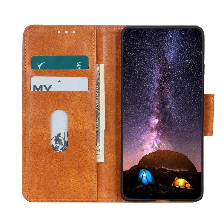 For iPhone 15 Pro Mirren Crazy Horse Texture Horizontal Flip Leather Phone Case(Brown) - HoMEdemic™ 