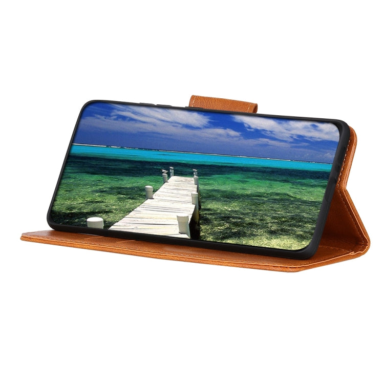 For iPhone 15 Pro Mirren Crazy Horse Texture Horizontal Flip Leather Phone Case(Brown) - HoMEdemic™ 
