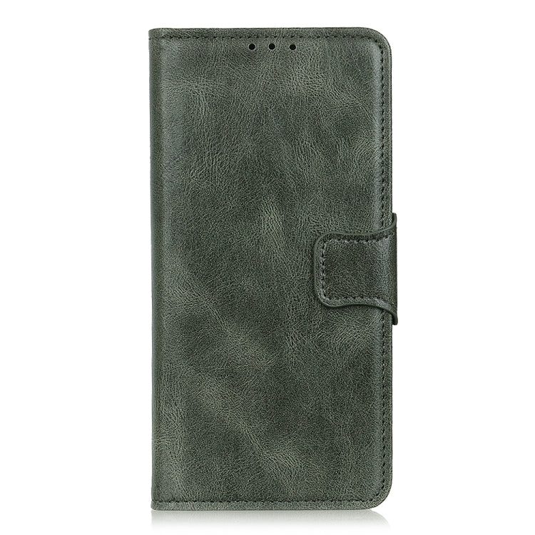 For iPhone 15 Pro Mirren Crazy Horse Texture Horizontal Flip Leather Phone Case(Dark Green) - HoMEdemic™ 