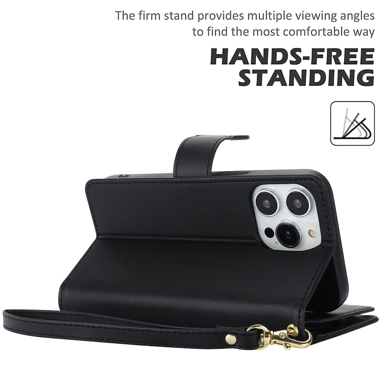 For iPhone 15 Pro Multi-Card Wallet RFID Leather Phone Case(Black) - HoMEdemic™ 