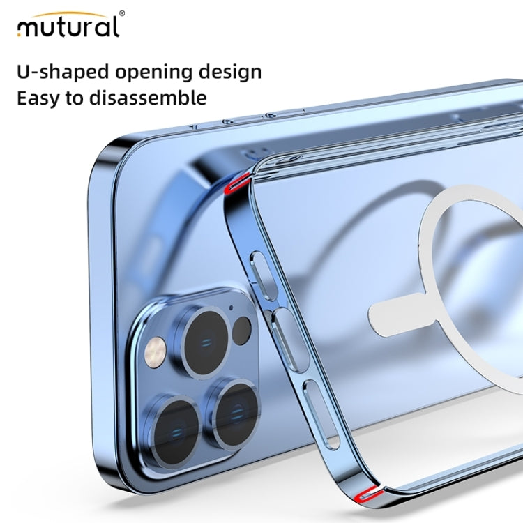 For iPhone 15 Pro Mutural Jing Shuo Series Magsafe Phone Case(Mocha Gold) - HoMEdemic™ 