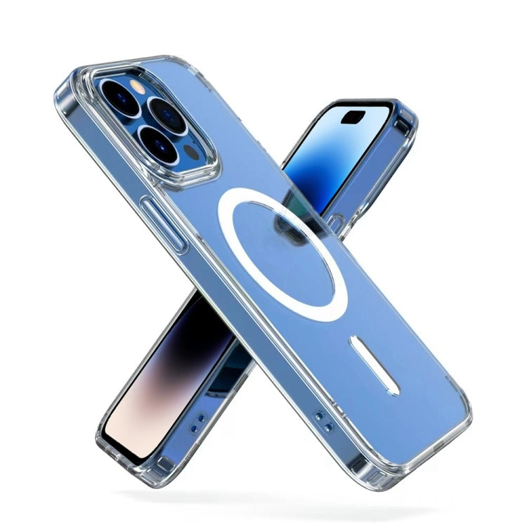 For iPhone 15 Pro Mutural Jingtou Series MagSafe Magnetic Phone Case(Clear) - HoMEdemic™ 