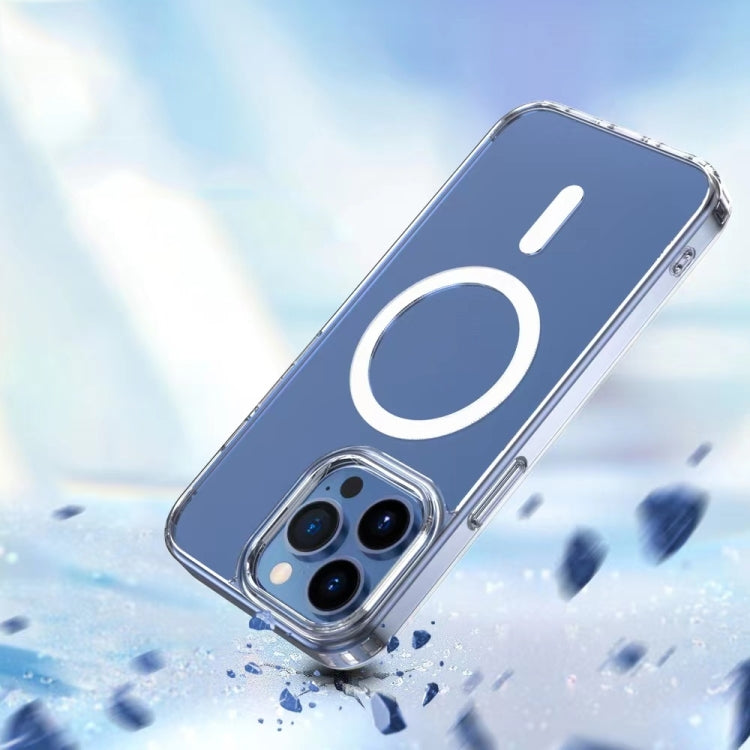 For iPhone 15 Pro Mutural Jingtou Series MagSafe Magnetic Phone Case(Clear) - HoMEdemic™ 