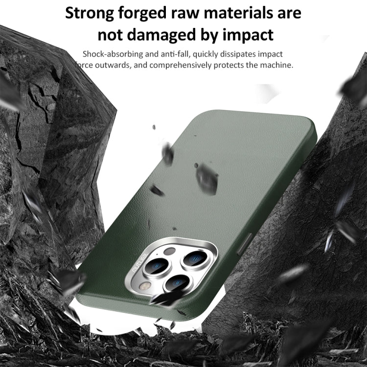 For iPhone 15 Pro Mutural Mingdian Series MagSafe Magnetic Phone Case(Brown) - HoMEdemic™ 
