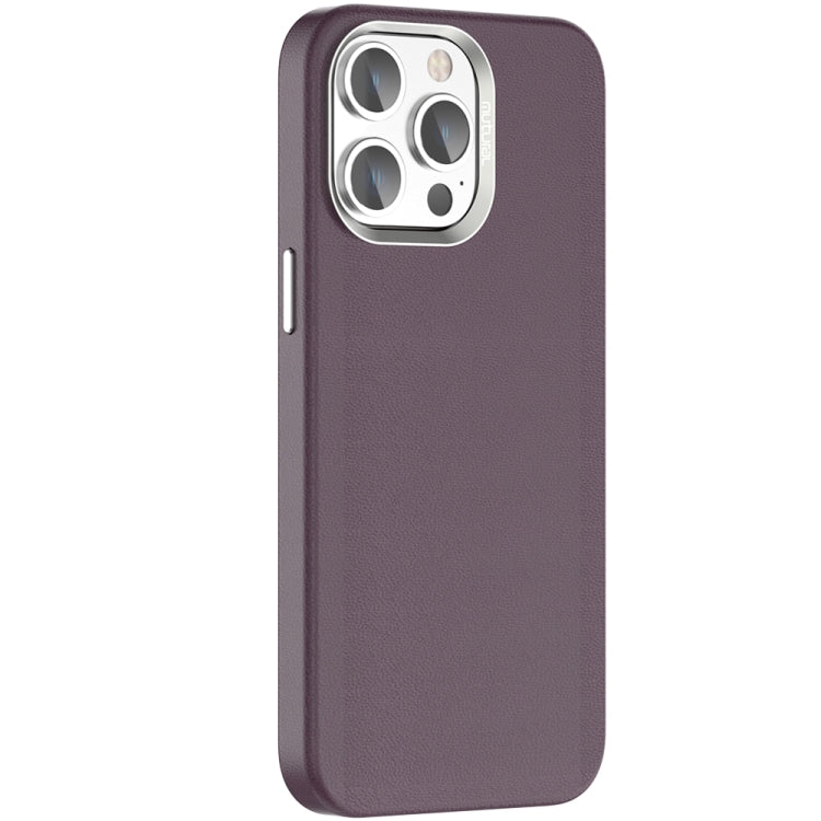 For iPhone 15 Pro Mutural Mingdian Series MagSafe Magnetic Phone Case(Dark Purple) - HoMEdemic™ 