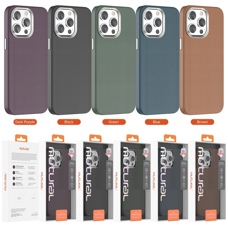 For iPhone 15 Pro Mutural Mingdian Series MagSafe Magnetic Phone Case(Dark Purple) - HoMEdemic™ 