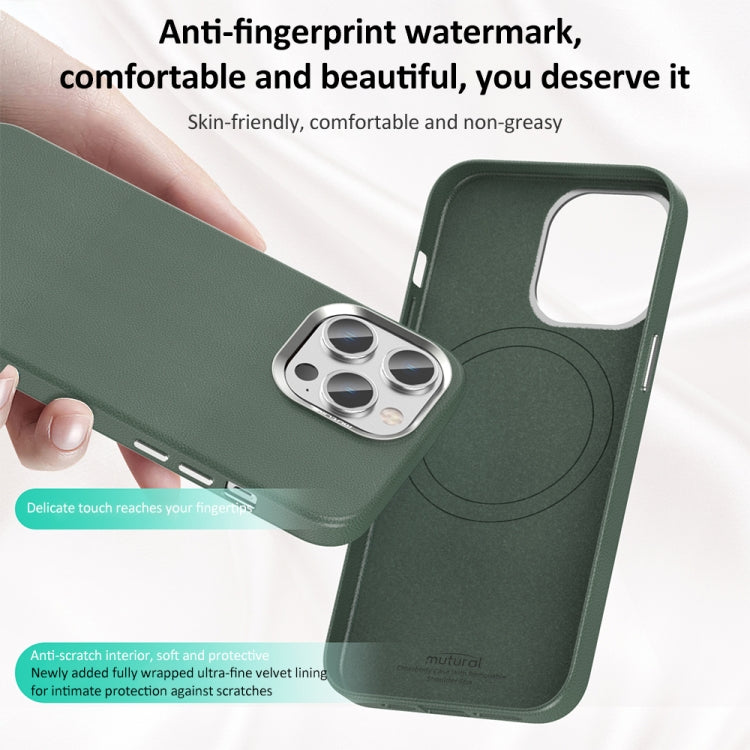 For iPhone 15 Pro Mutural Mingdian Series MagSafe Magnetic Phone Case(Dark Purple) - HoMEdemic™ 