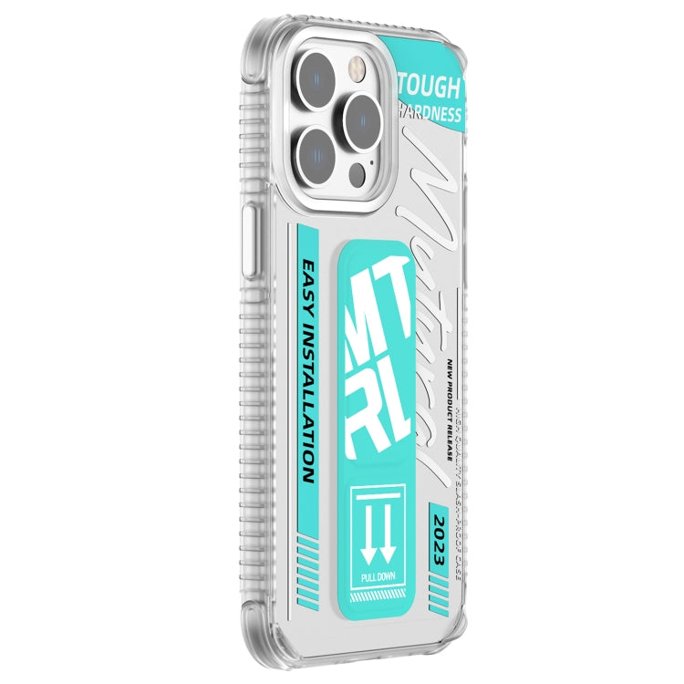 For iPhone 15 Pro Mutural Wing Flash Series TPU Phone Case with IML Stand(Green) - HoMEdemic™ 