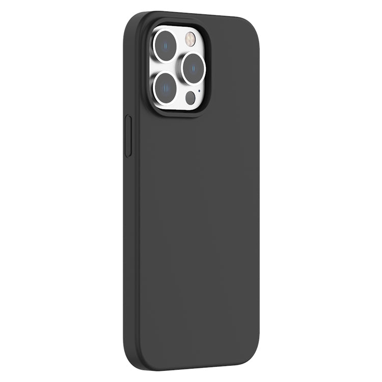 For iPhone 15 Pro Mutural Yuemu Series Liquid Silicone Phone Case(Black) - HoMEdemic™ 