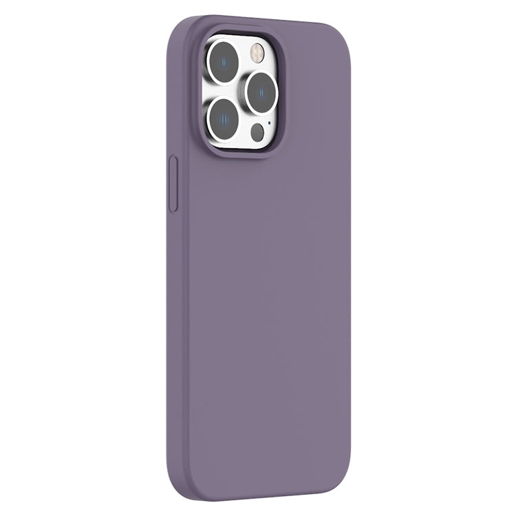 For iPhone 15 Pro Mutural Yuemu Series Liquid Silicone Phone Case(Purple) - HoMEdemic™ 
