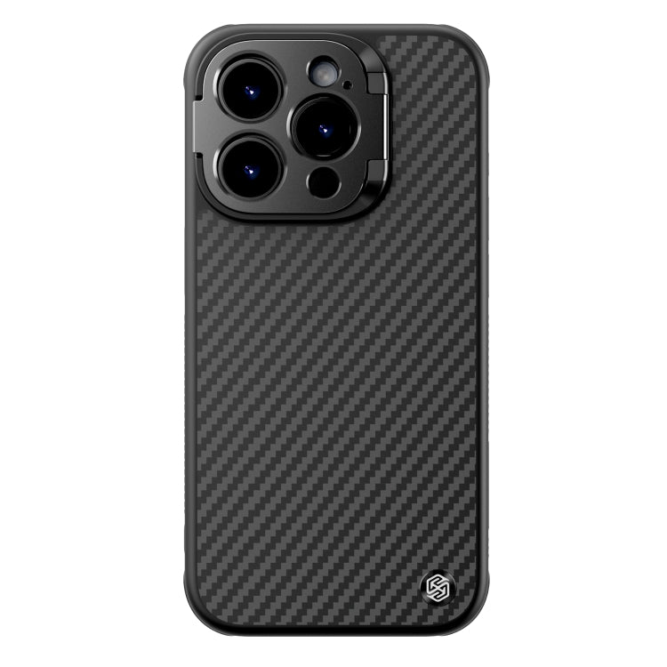 For iPhone 15 Pro NILLKIN Aramid Fiber MagSafe Magnetic Phone Case(Black) - HoMEdemic™ 