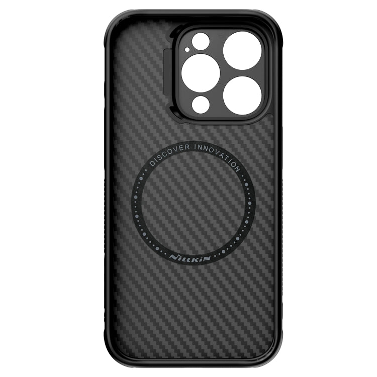 For iPhone 15 Pro NILLKIN Aramid Fiber MagSafe Magnetic Phone Case(Black) - HoMEdemic™ 