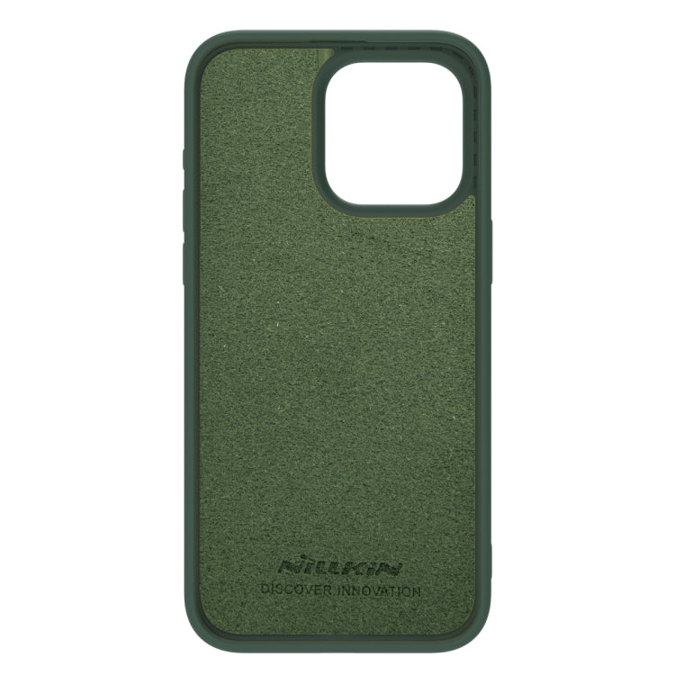 For iPhone 15 Pro NILLKIN CamShield Liquid Silicone Phone Case(Dark Green) - HoMEdemic™ 