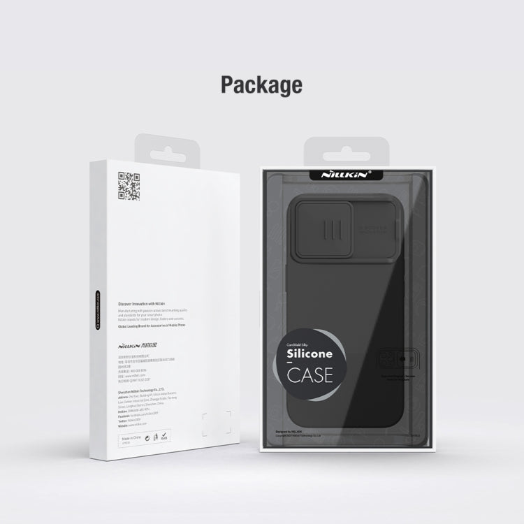 For iPhone 15 Pro NILLKIN CamShield Liquid Silicone Phone Case(Grey) - HoMEdemic™ 