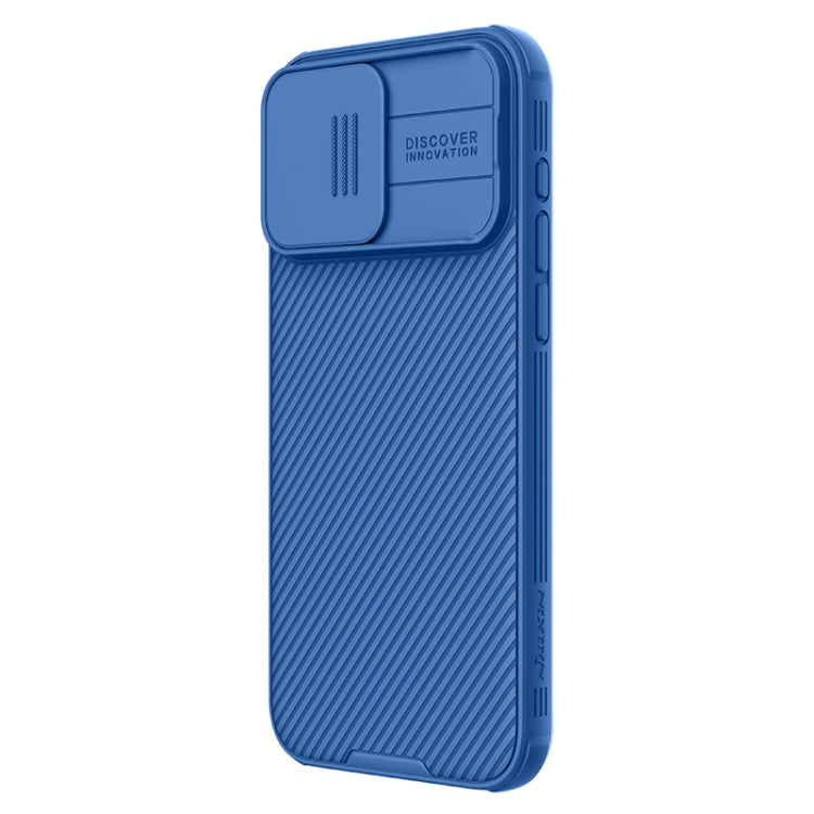 For iPhone 15 Pro NILLKIN CamShield Pro Magnetic Magsafe Phone Case(Blue) - HoMEdemic™ 