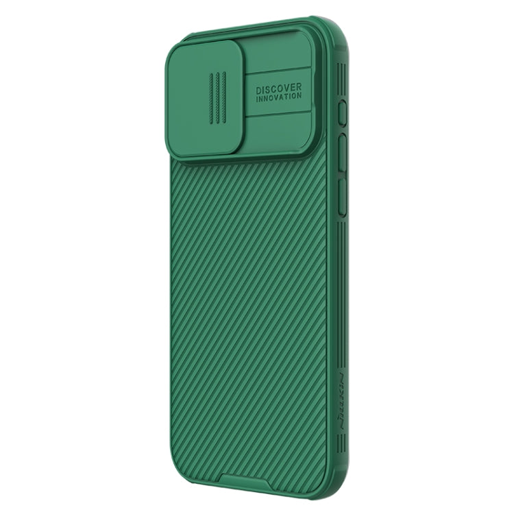 For iPhone 15 Pro NILLKIN CamShield Pro Magnetic Magsafe Phone Case(Green) - HoMEdemic™ 