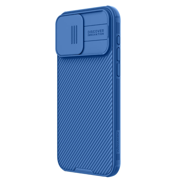 For iPhone 15 Pro NILLKIN CamShield Pro PC Phone Case(Blue) - HoMEdemic™ 