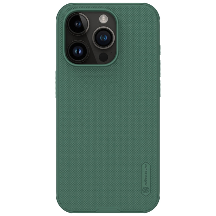 For iPhone 15 Pro NILLKIN Frosted Shield Pro PC + TPU Phone Case(Green) - HoMEdemic™ 