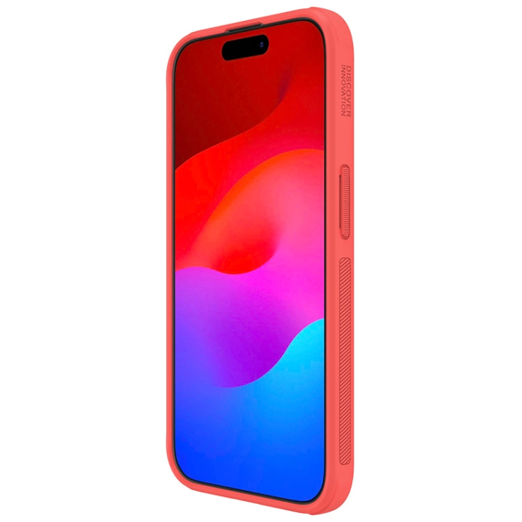 For iPhone 15 Pro NILLKIN Frosted Shield Pro PC + TPU Phone Case(Red) - HoMEdemic™ 