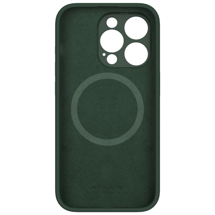 For iPhone 15 Pro NILLKIN Lens Wing Magsafe Magnetic Phone Case(Green) - HoMEdemic™ 