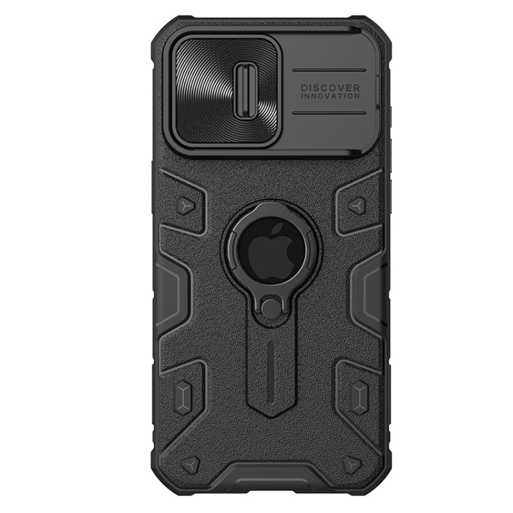 For iPhone 15 Pro NILLKIN Shockproof CamShield Armor Protective Case with Invisible Ring Holder(Black) - HoMEdemic™ 