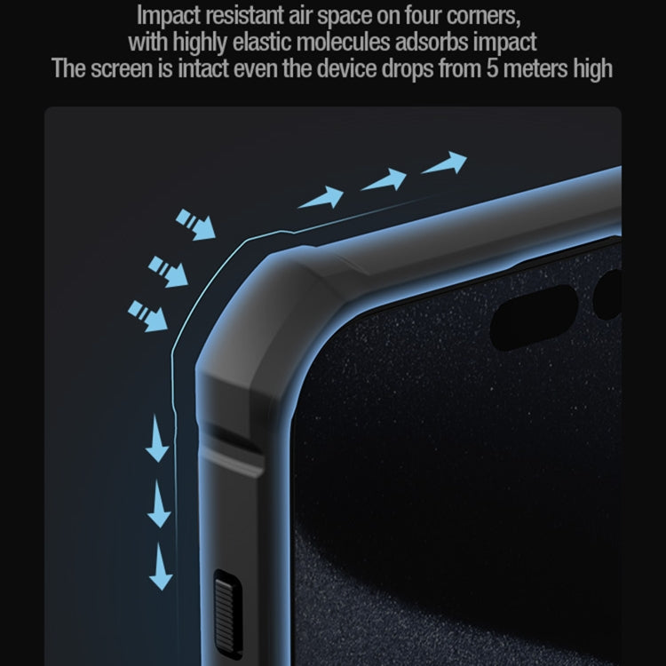 For iPhone 15 Pro NILLKIN Shockproof CamShield Armor Protective Case with Invisible Ring Holder(Black) - HoMEdemic™ 