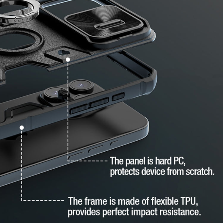 For iPhone 15 Pro NILLKIN Shockproof CamShield Armor Protective Case with Invisible Ring Holder(Black) - HoMEdemic™ 