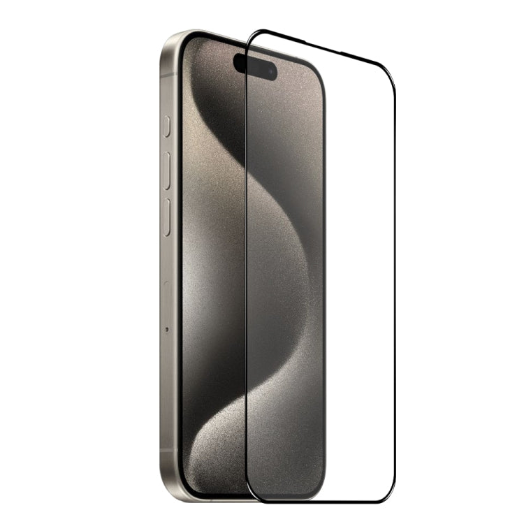 For iPhone 15 Pro NORTHJO A++ Screen Protector Full Glue Silk Printing Tempered Glass Film - HoMEdemic™ 