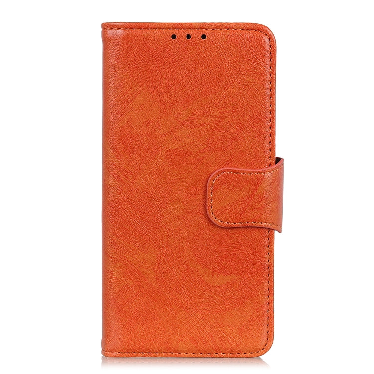 For iPhone 15 Pro Nappa Texture Leather Case(Orange) - HoMEdemic™ 
