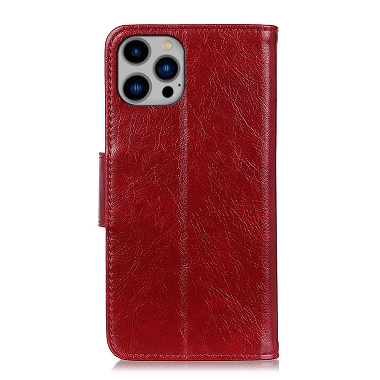 For iPhone 15 Pro Nappa Texture Leather Case(Red) - HoMEdemic™ 