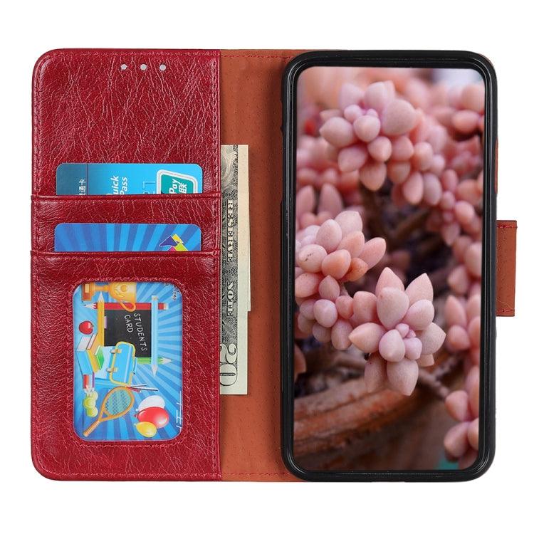 For iPhone 15 Pro Nappa Texture Leather Case(Red) - HoMEdemic™ 