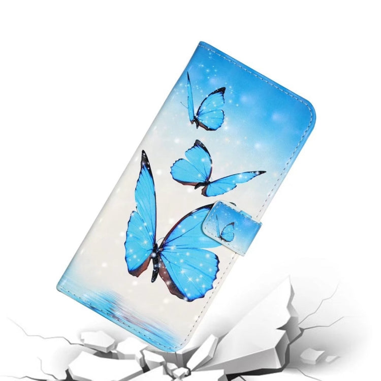 For iPhone 15 Pro Oil Embossed 3D Drawing Leather Phone Case(3 Butterflies) - HoMEdemic™ 