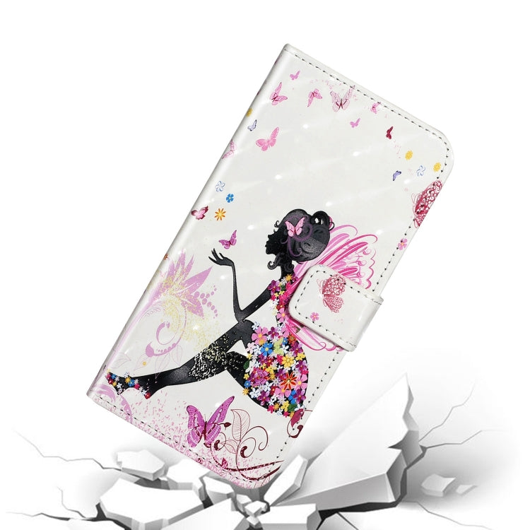 For iPhone 15 Pro Oil Embossed 3D Drawing Leather Phone Case(Flower Fairy) - HoMEdemic™ 