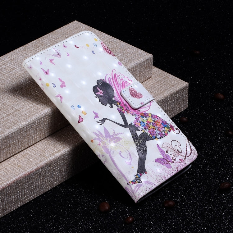 For iPhone 15 Pro Oil Embossed 3D Drawing Leather Phone Case(Flower Fairy) - HoMEdemic™ 