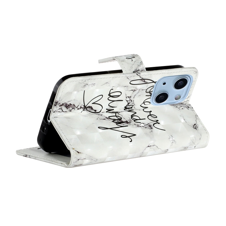 For iPhone 15 Pro Oil Embossed 3D Drawing Leather Phone Case(Words Marble) - HoMEdemic™ 