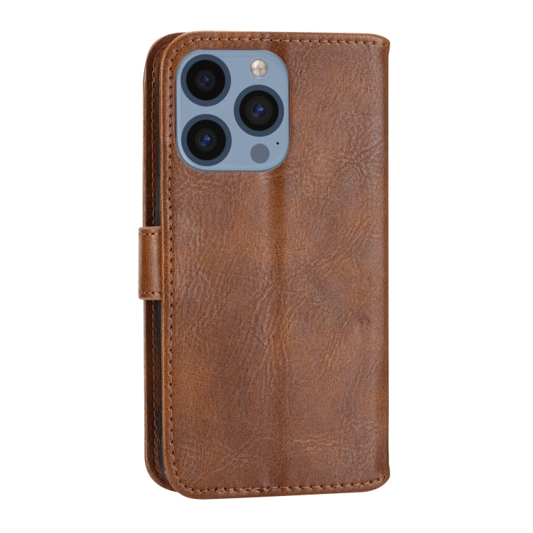 For iPhone 15 Pro Oil Skin Zipper Wallet Leather Phone Case(Brown) - HoMEdemic™ 