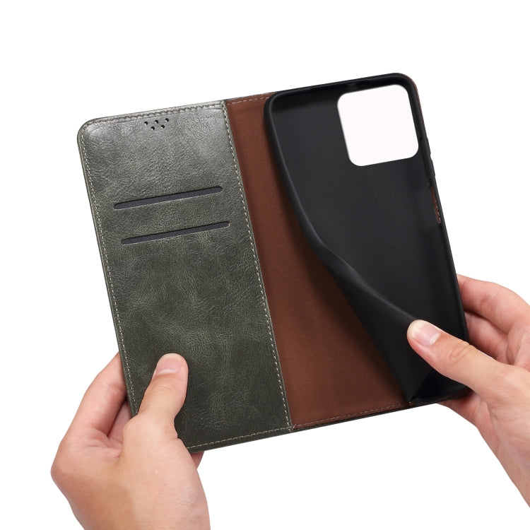 For iPhone 15 Pro Oil Wax Crazy Horse Texture Leather Phone Case(Green) - HoMEdemic™ 