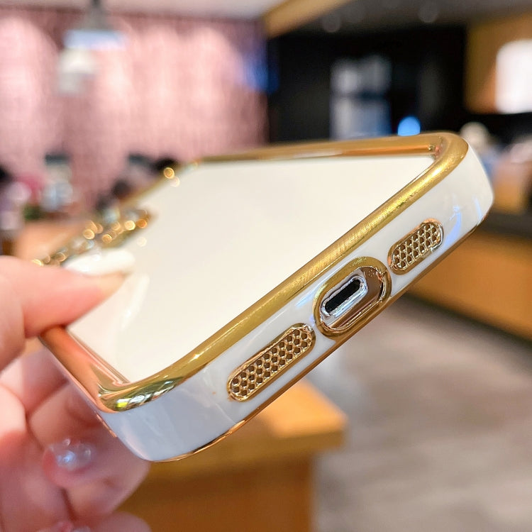 For iPhone 15 Pro Plating Emery PC Hybrid Silicone Phone Case(Rose Red) - HoMEdemic™ 