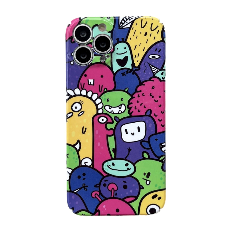 For iPhone 15 Pro Precise Hole Glossy PC Phone Case(Color Monster) - HoMEdemic™ 