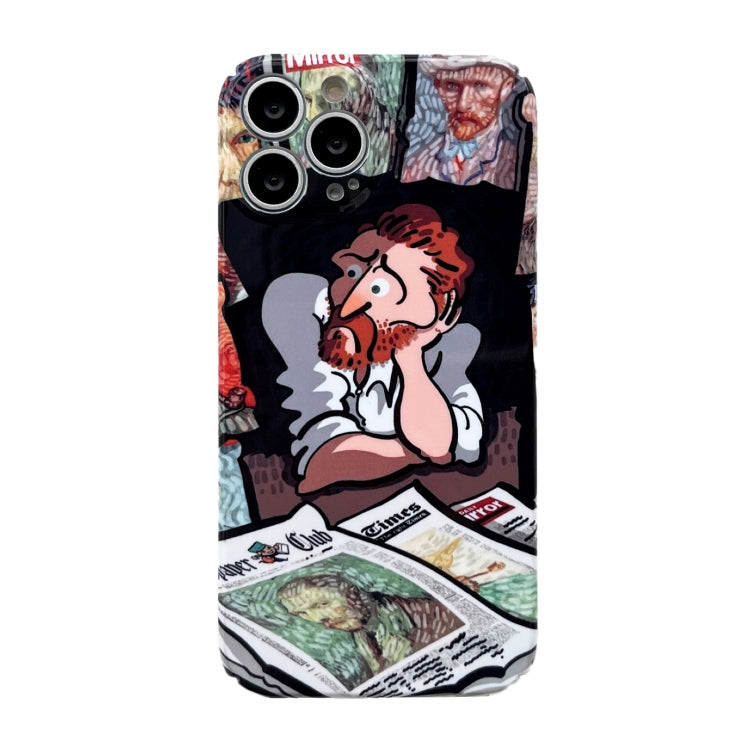 For iPhone 15 Pro Precise Hole Glossy PC Phone Case(Magazines) - HoMEdemic™ 